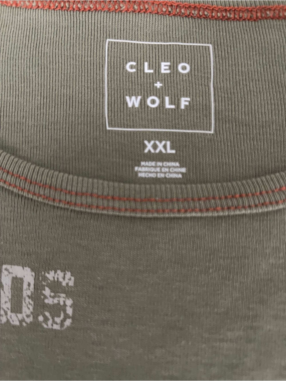 CLEO + WOLF WOMEN'S SOLID SHORT SLEEVE GRAPHIC BABY TEE- XXL - Picture 9 of 11